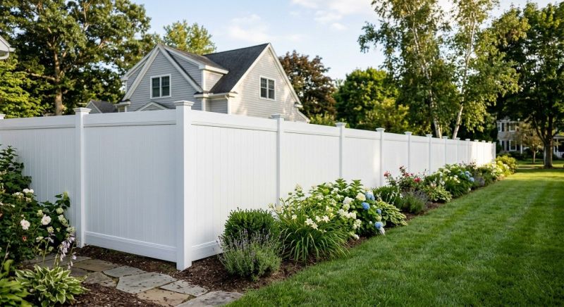 Vinyl Fence Installation project example